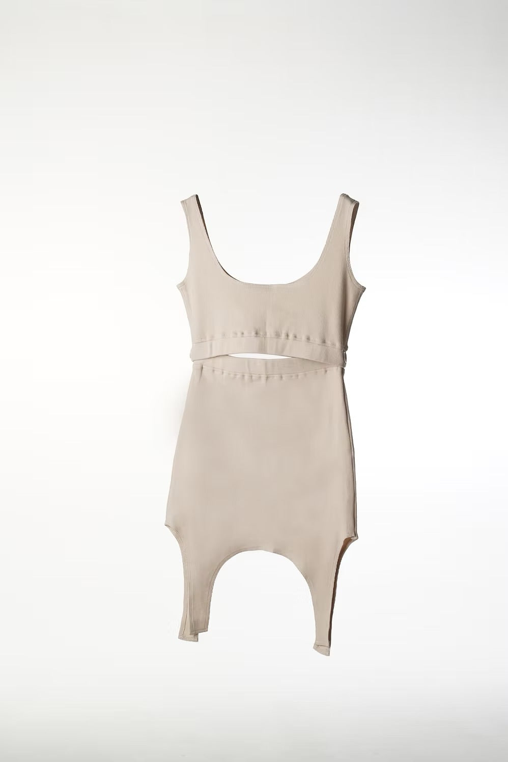 DOUBLE BACK Double Top Dress