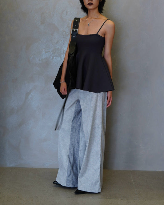 Duo Tone Wide Leg Pants