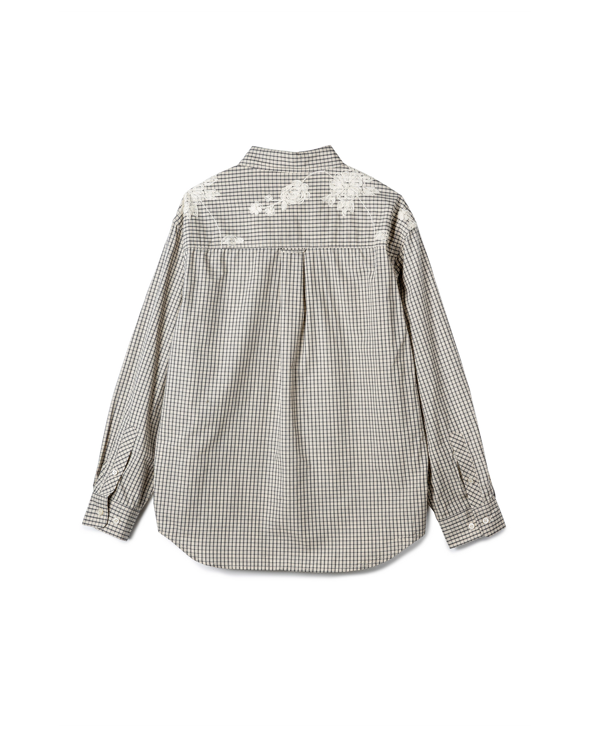 Embroidered Check Shirt