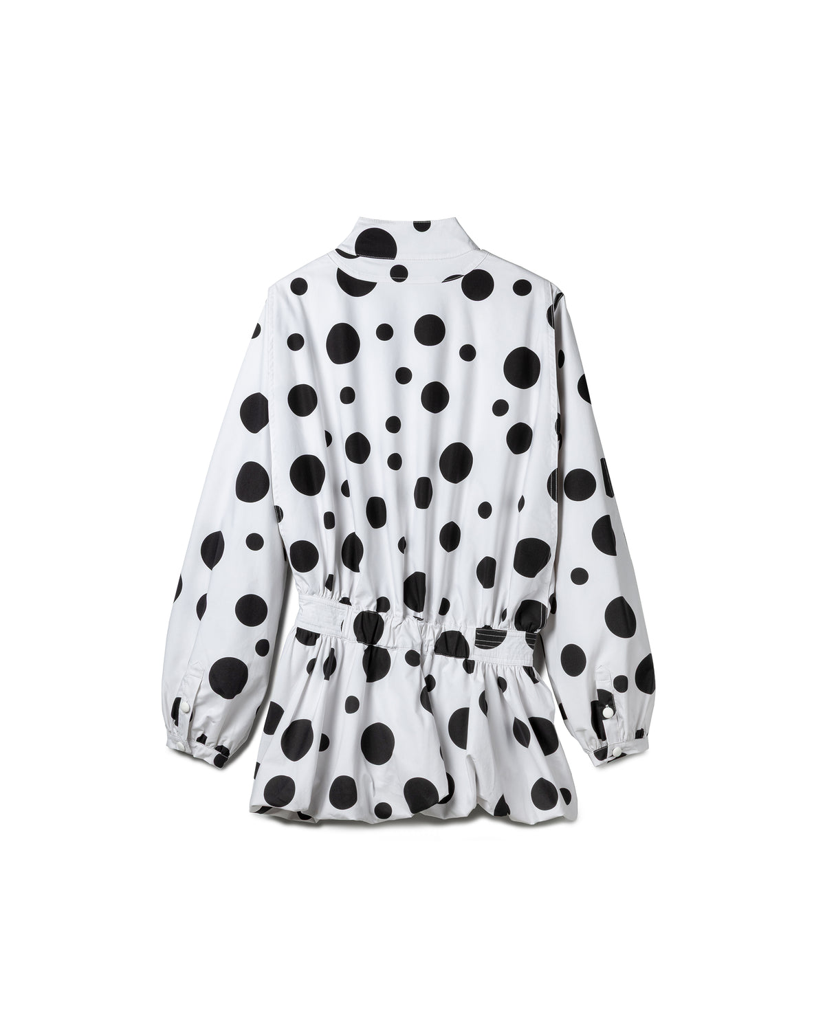 Vol.3 Ch.2 Sculptural Smocked-Waist Blouse (PolkaDot)