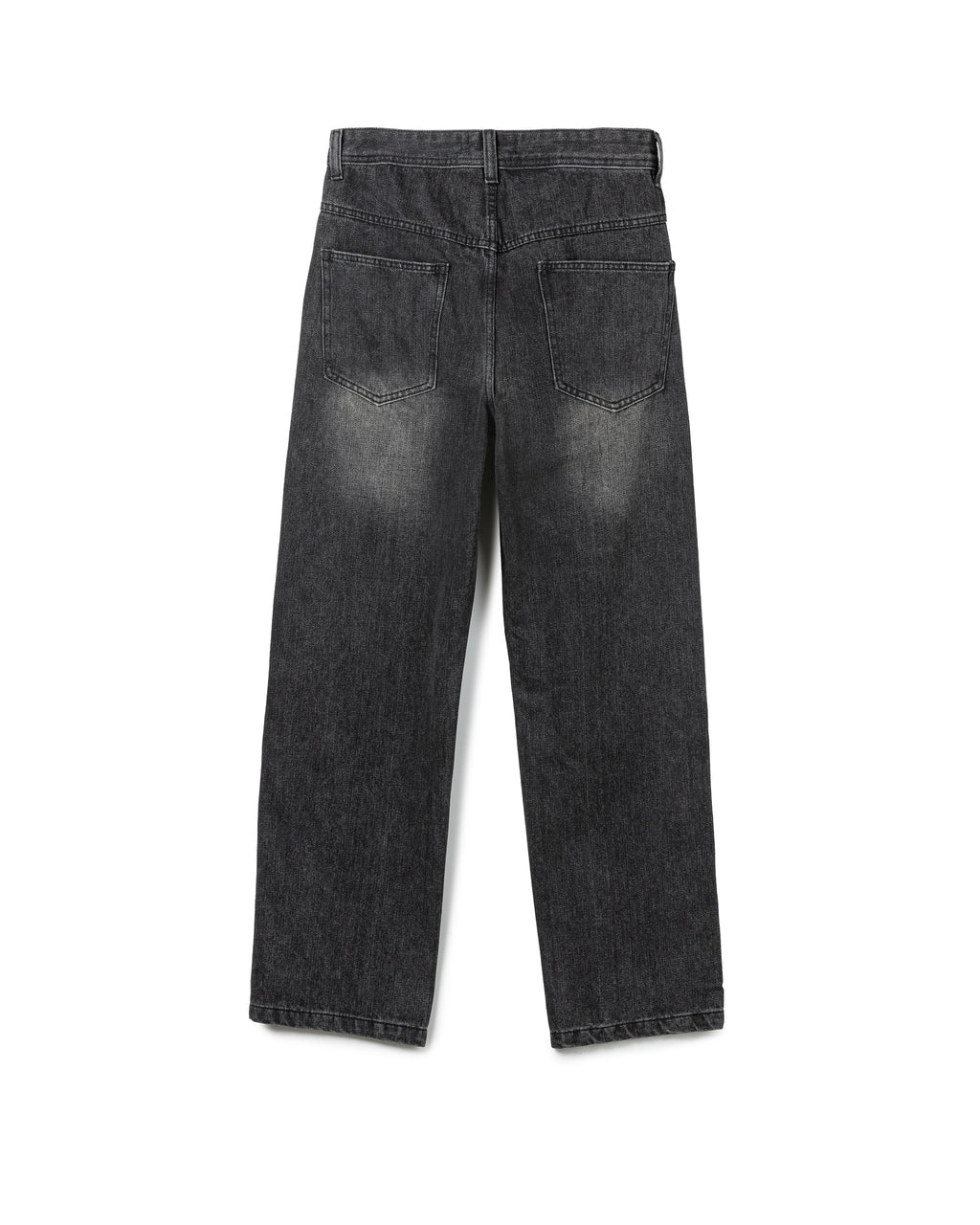 Vintage-Wash Straight-Leg Jeans