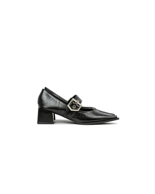 Pointed Toe Buckle Heels