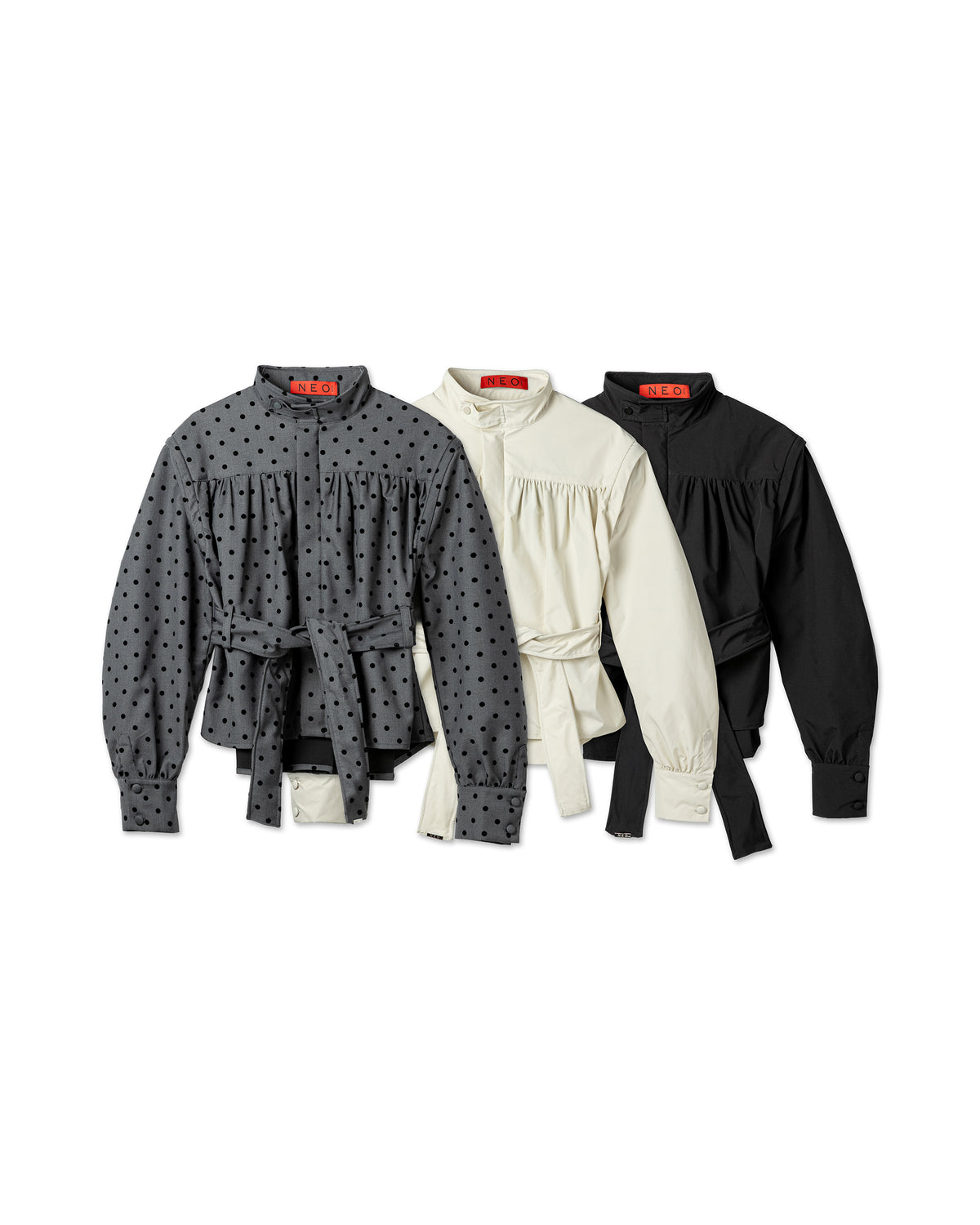 Vol.3 Ch.2 Structural Cropped Trench Jacket (Plain)