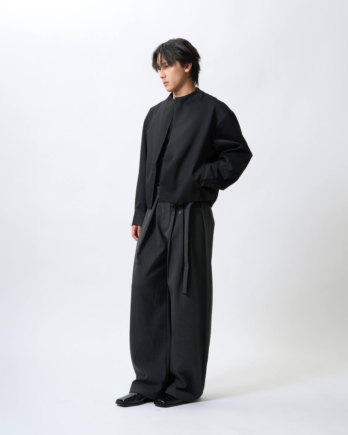 Sculptural Technical Bomber Jacket