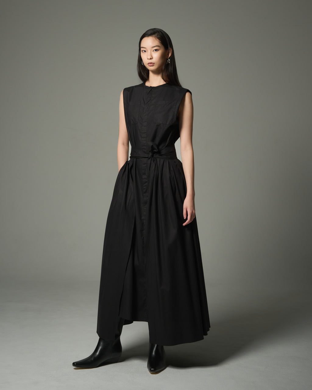 Tailored Shirt Maxi Dress
