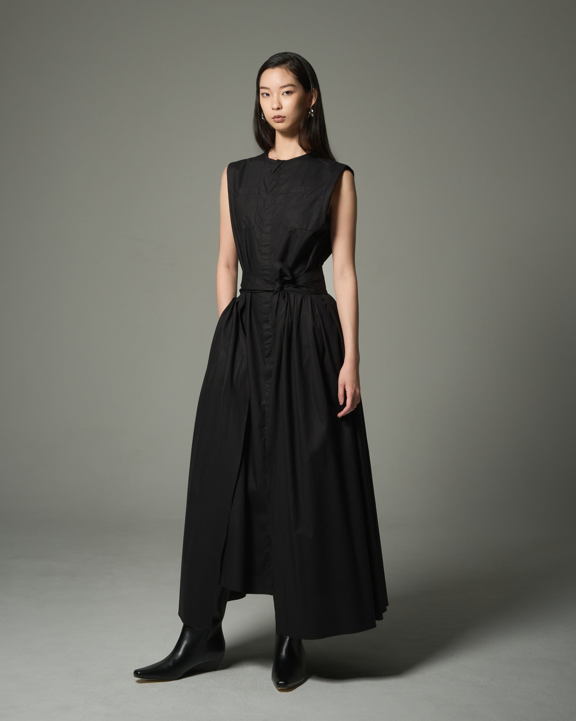 Tailored Shirt Maxi Dress