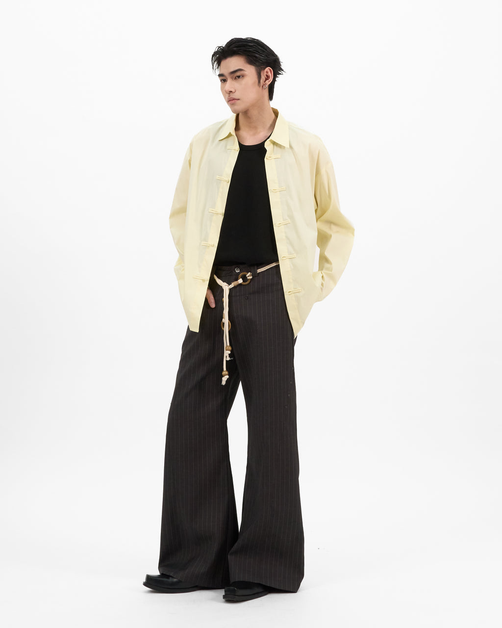 VOL.3_CH.1 Mandarin Long Sleeve Shirt