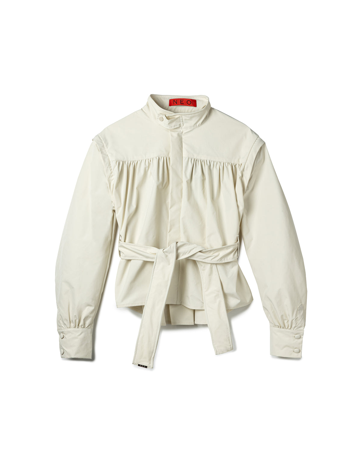 Vol.3 Ch.2 Structural Cropped Trench Jacket (Plain)