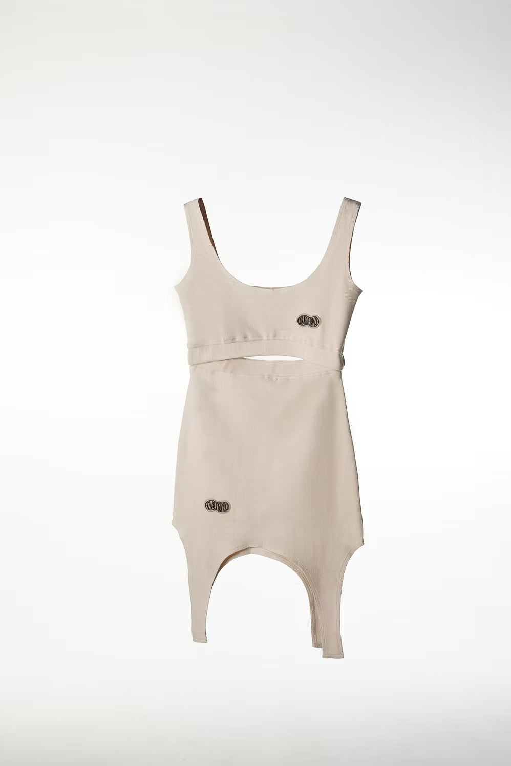 DOUBLE BACK Double Top Dress
