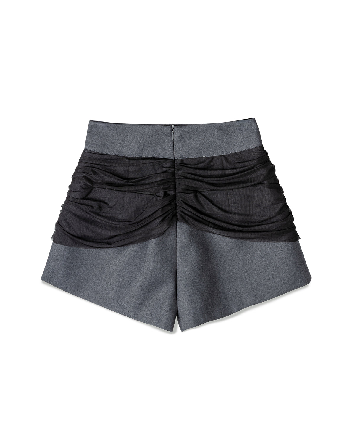 Vol.3 Ch.2 Structured Ruched-Mesh Shorts