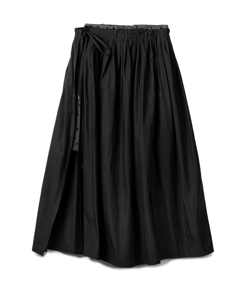Vol.3 Ch.2 Flowing Double Layered Polka Midi Skirt