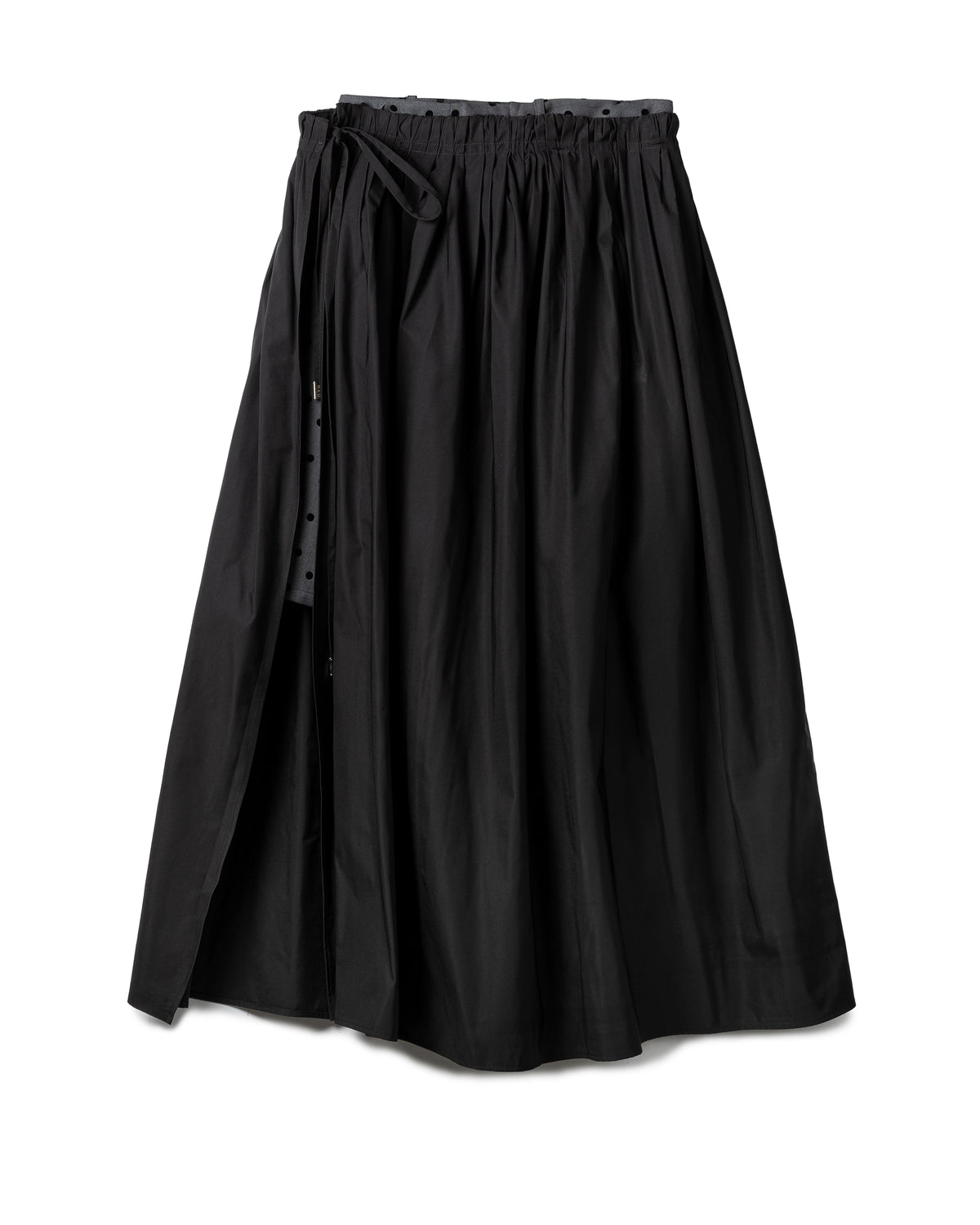 Vol.3 Ch.2 Flowing Double Layered Polka Midi Skirt