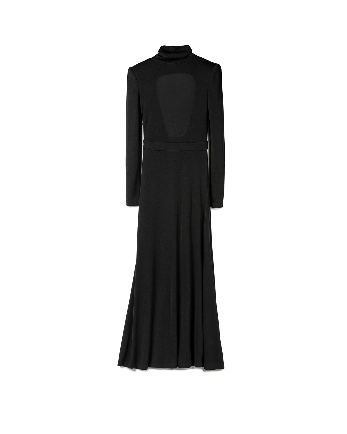 Elegant Fitted Cut-Out Maxi Dress