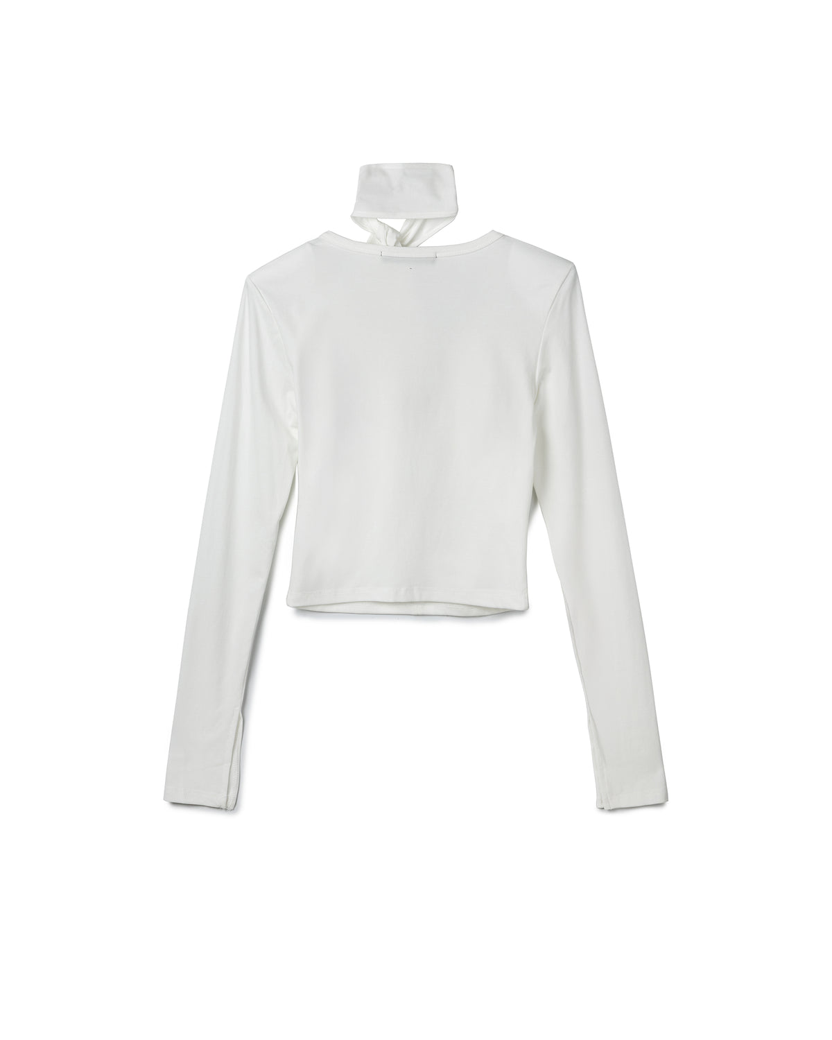 Sculptural Ruched V-Neck Top