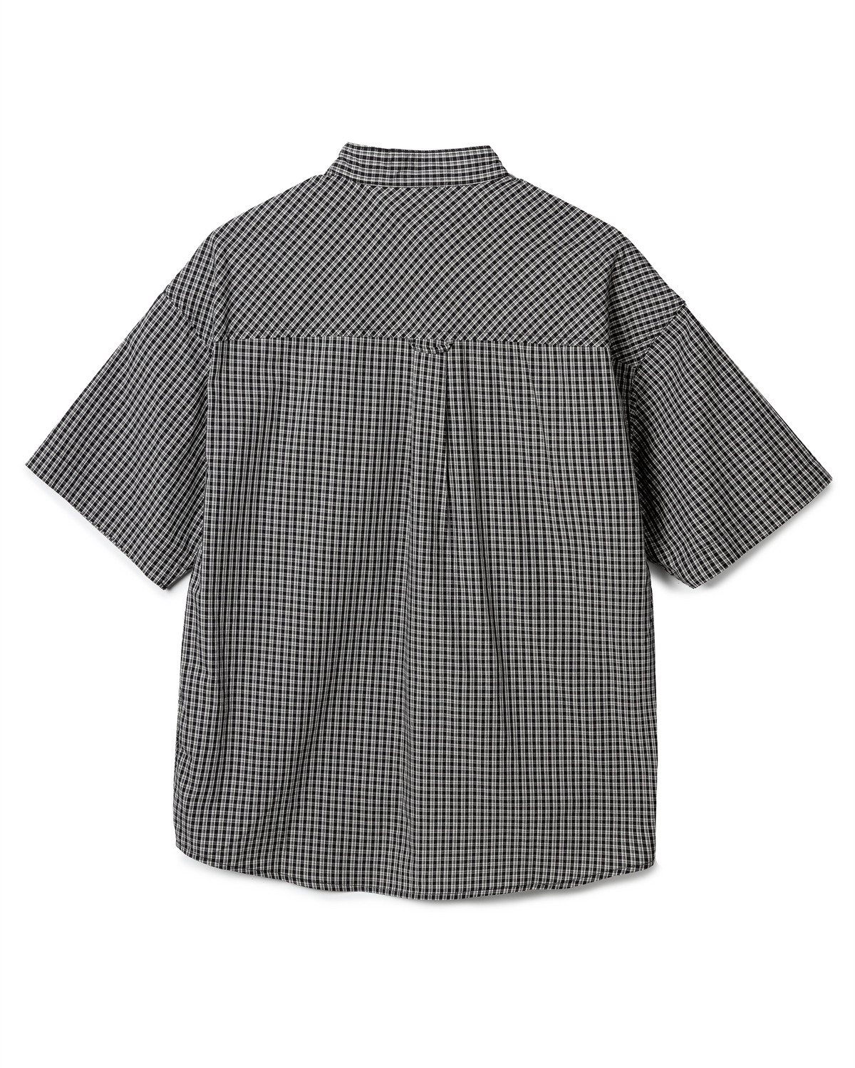 Oversized gingham-cotton shirt