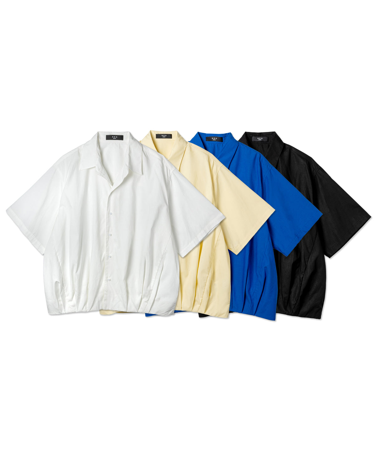 Ruched Boxy Short-Sleeve Shirt