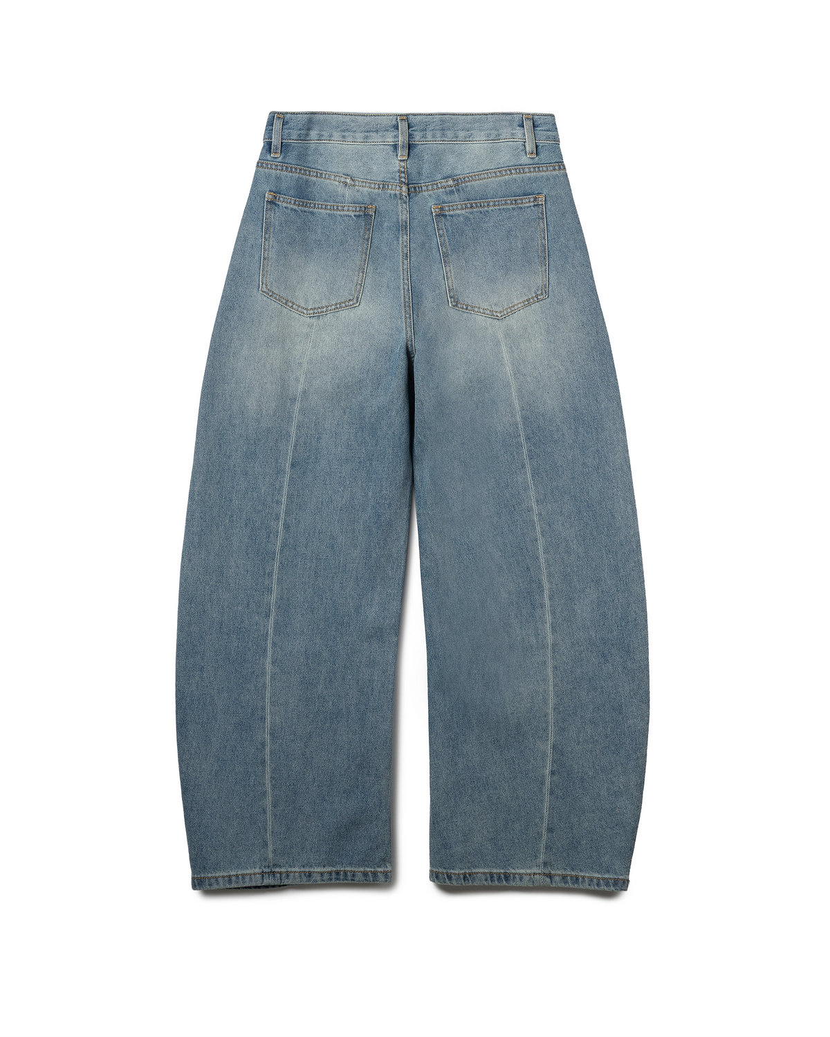 Vintage Seam Wide Jeans