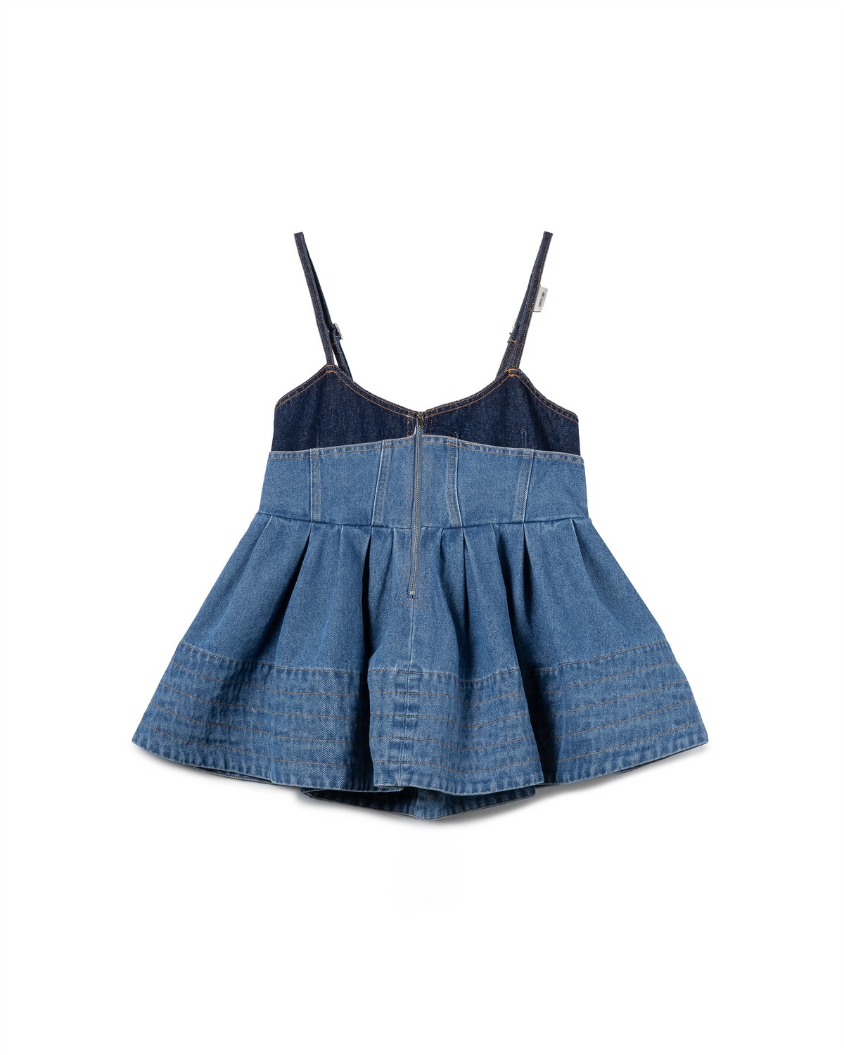 Split Denim Cami Top