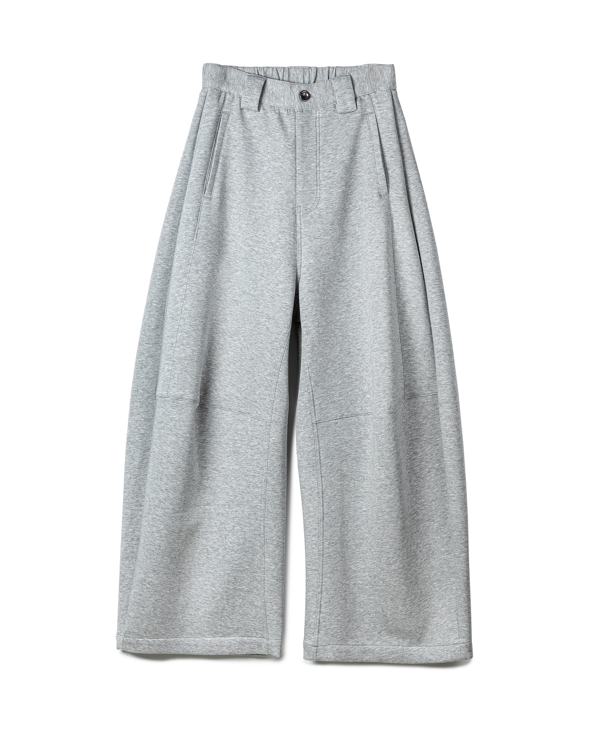 Sculptural Wide-Leg Sweatpants