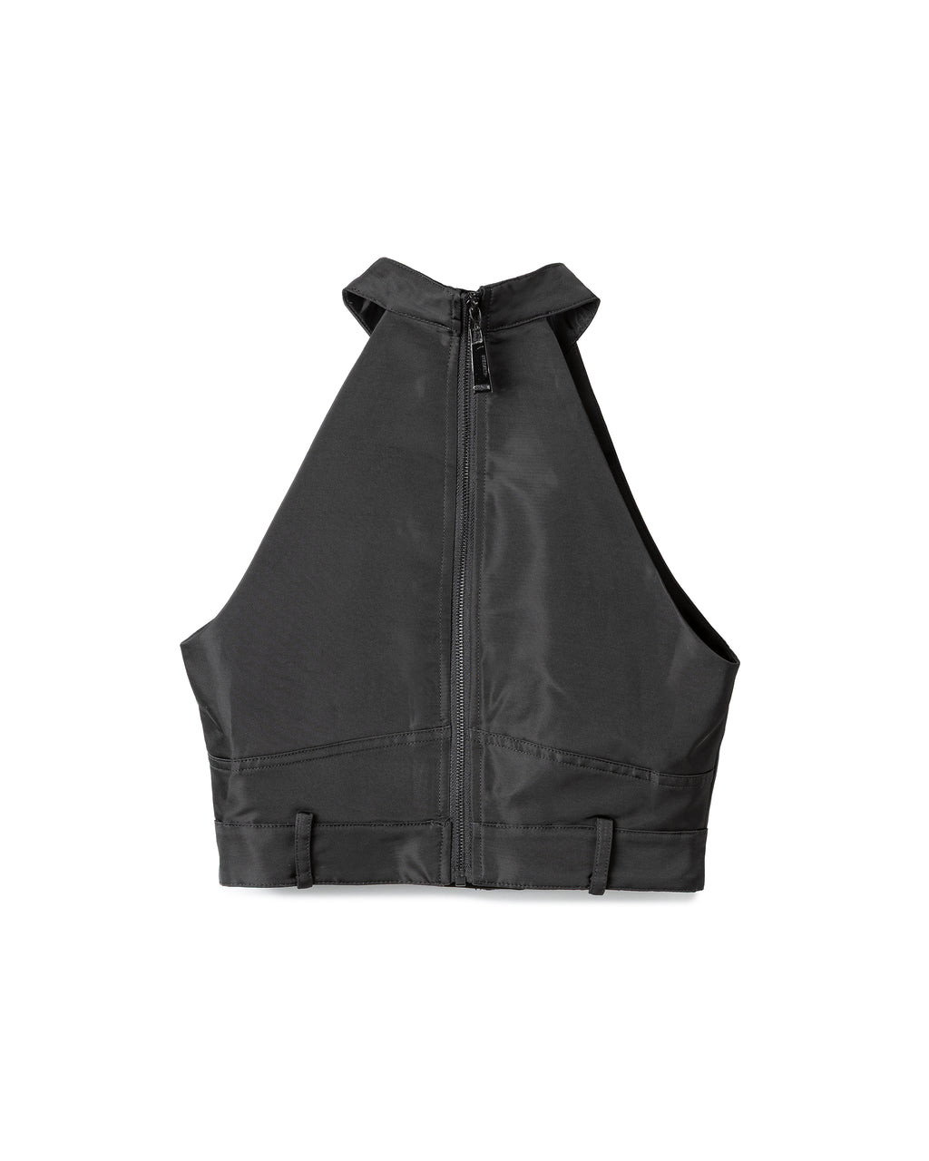 Cropped Details Halterneck Top