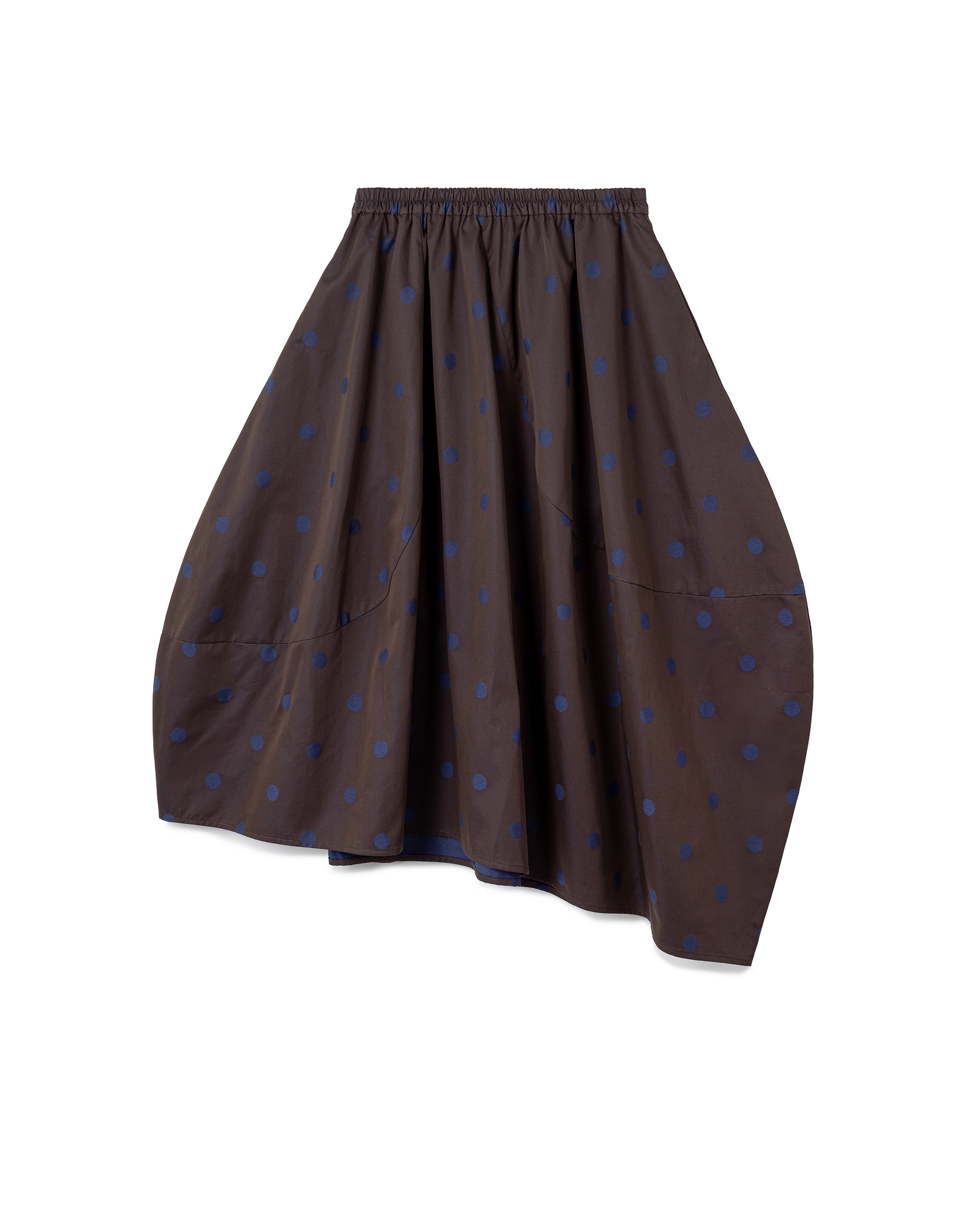 Elastic Waist Polka Dot Skirt