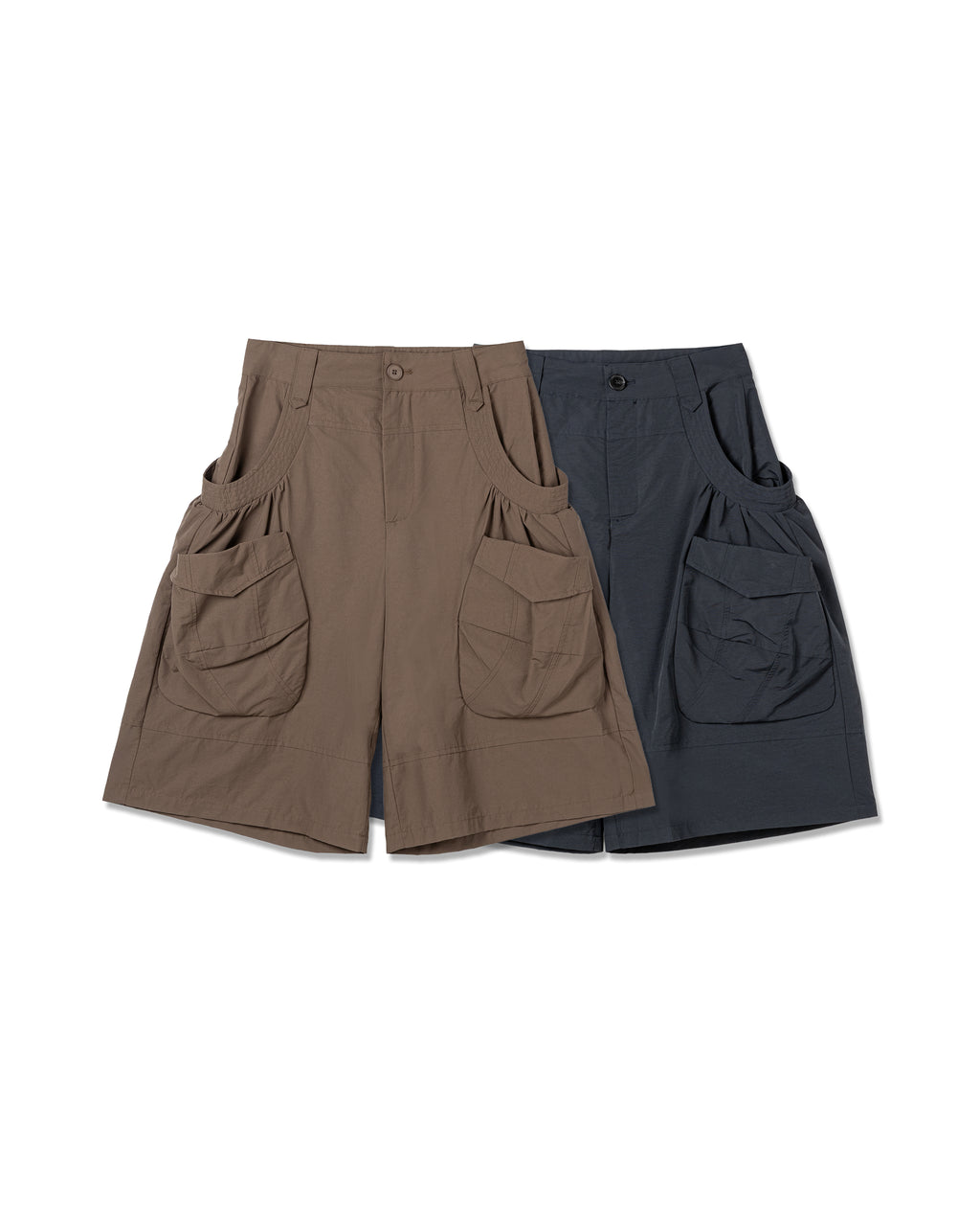 Utility Cargo Cotton Shorts