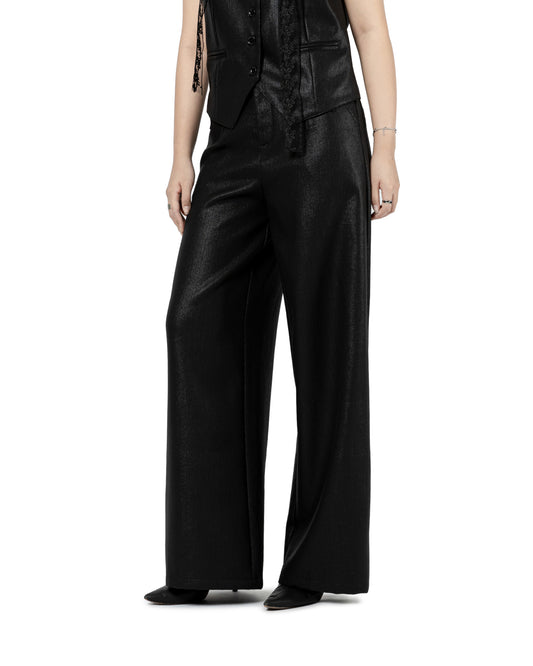 Sleek Wide Leg Trousers
