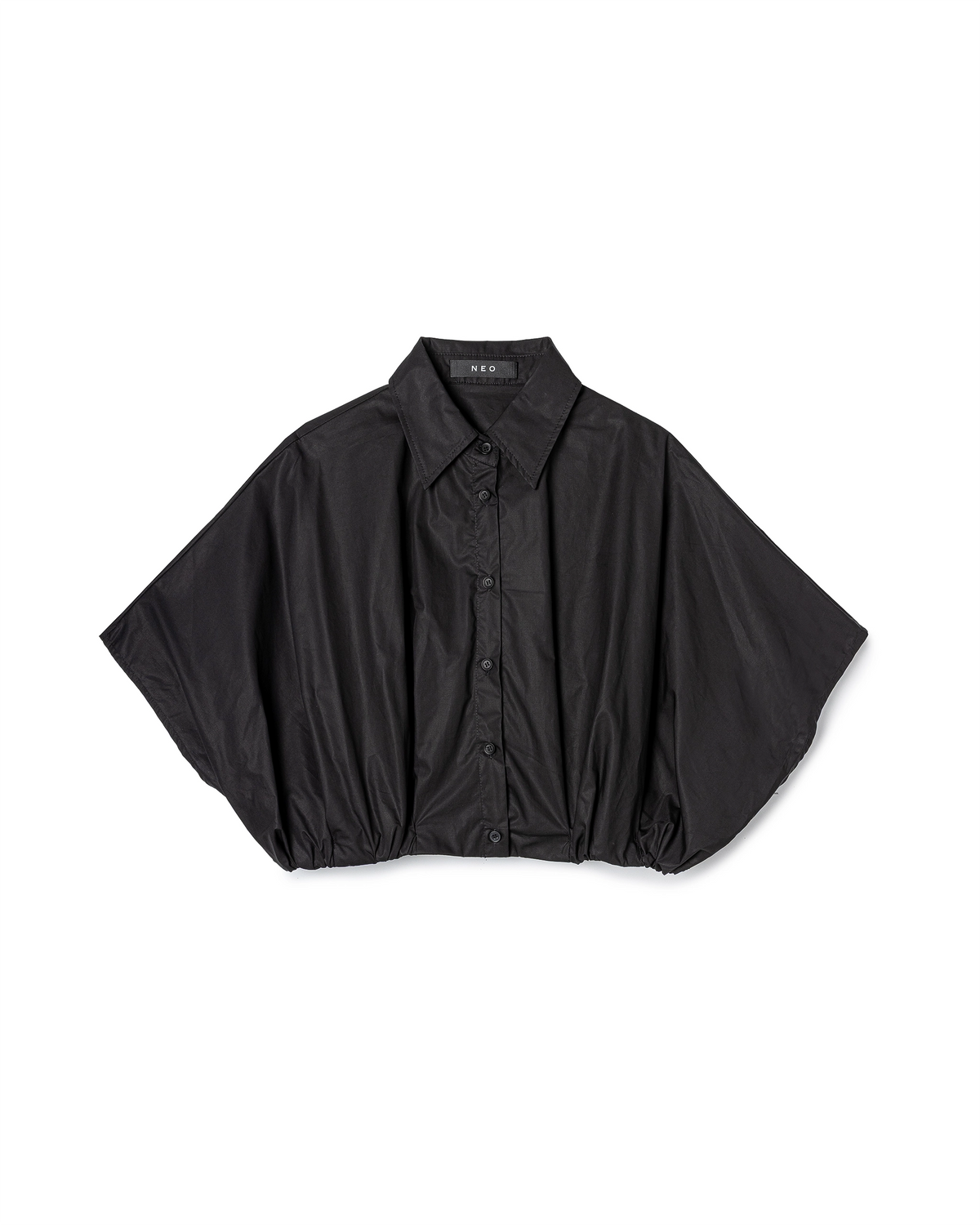 Cropped Elasticated Shirt