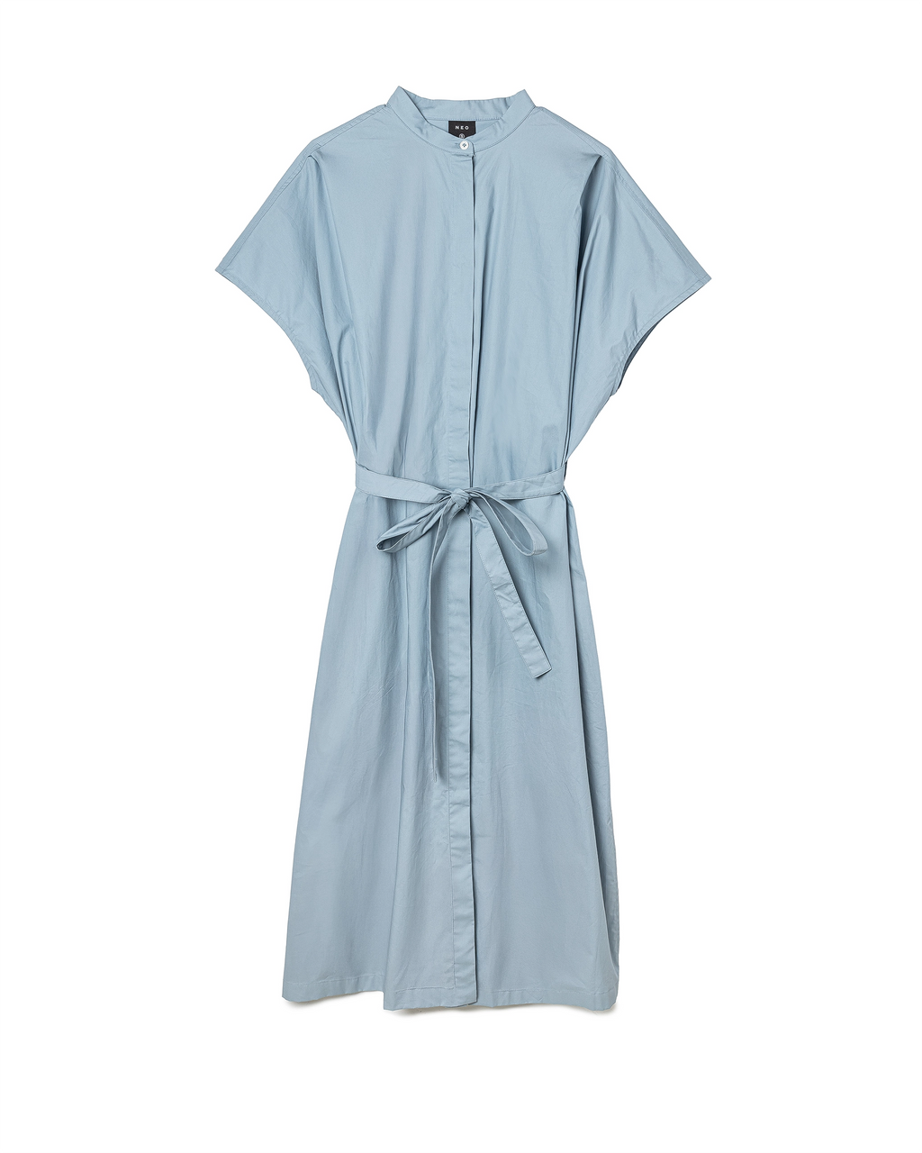 Column Sash Midi Dress
