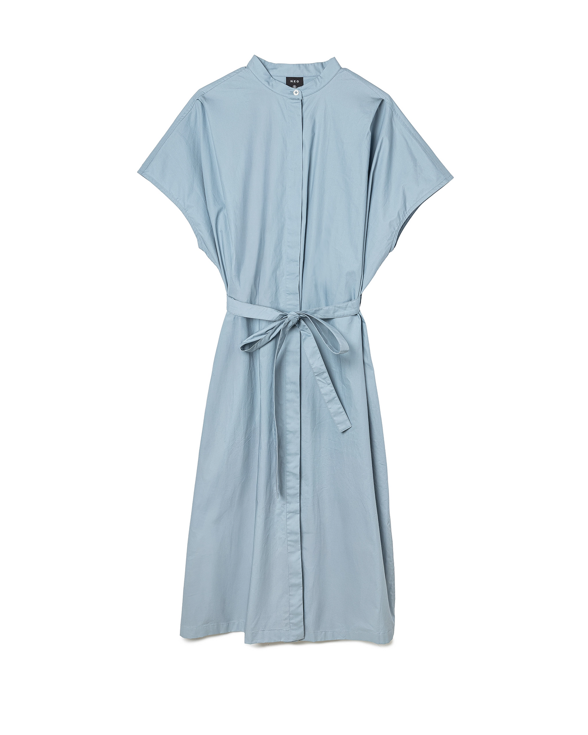 Column Sash Midi Dress