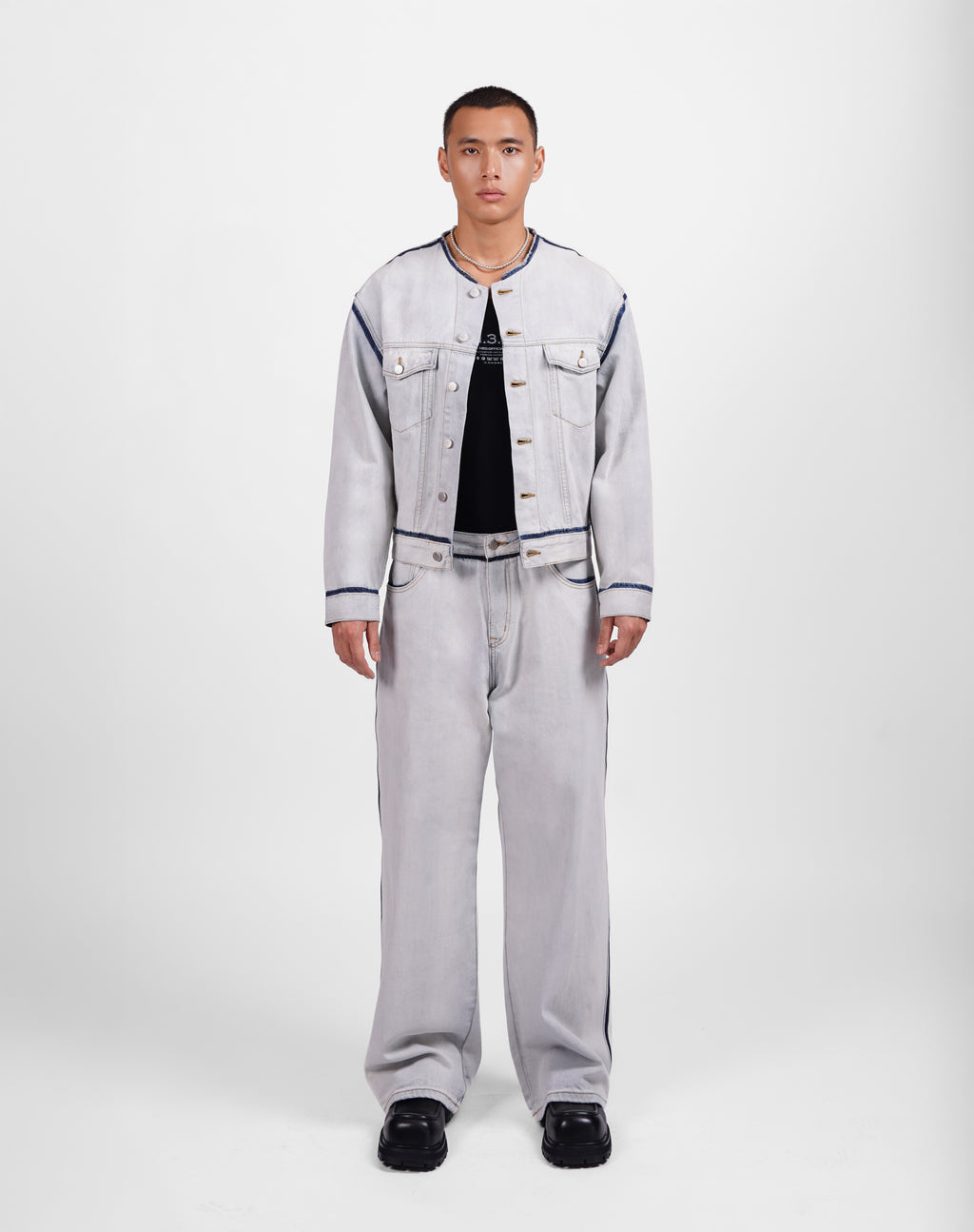 Stitch Line Denim Jacket