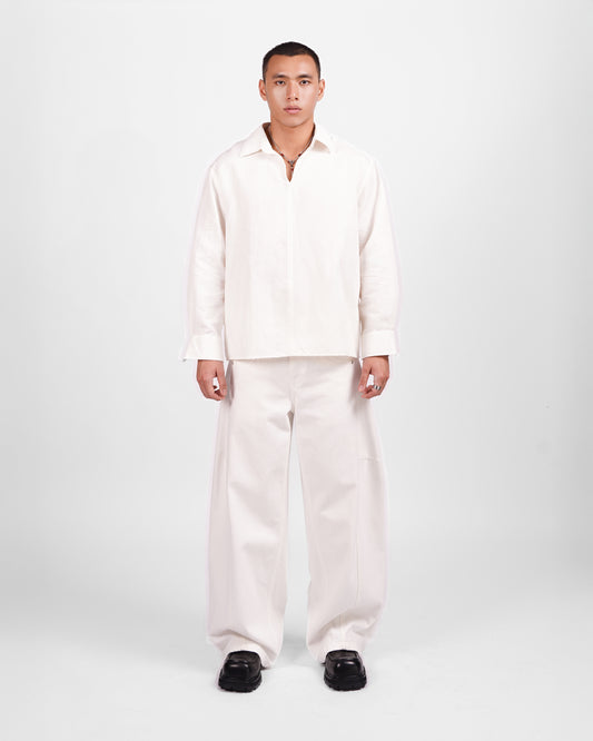 Split Collar Shirt