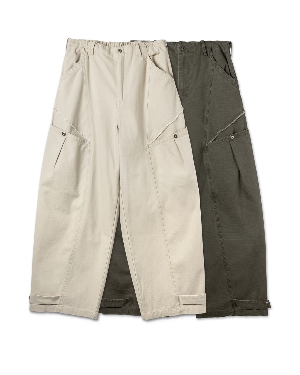Distressed Cargo Trousers