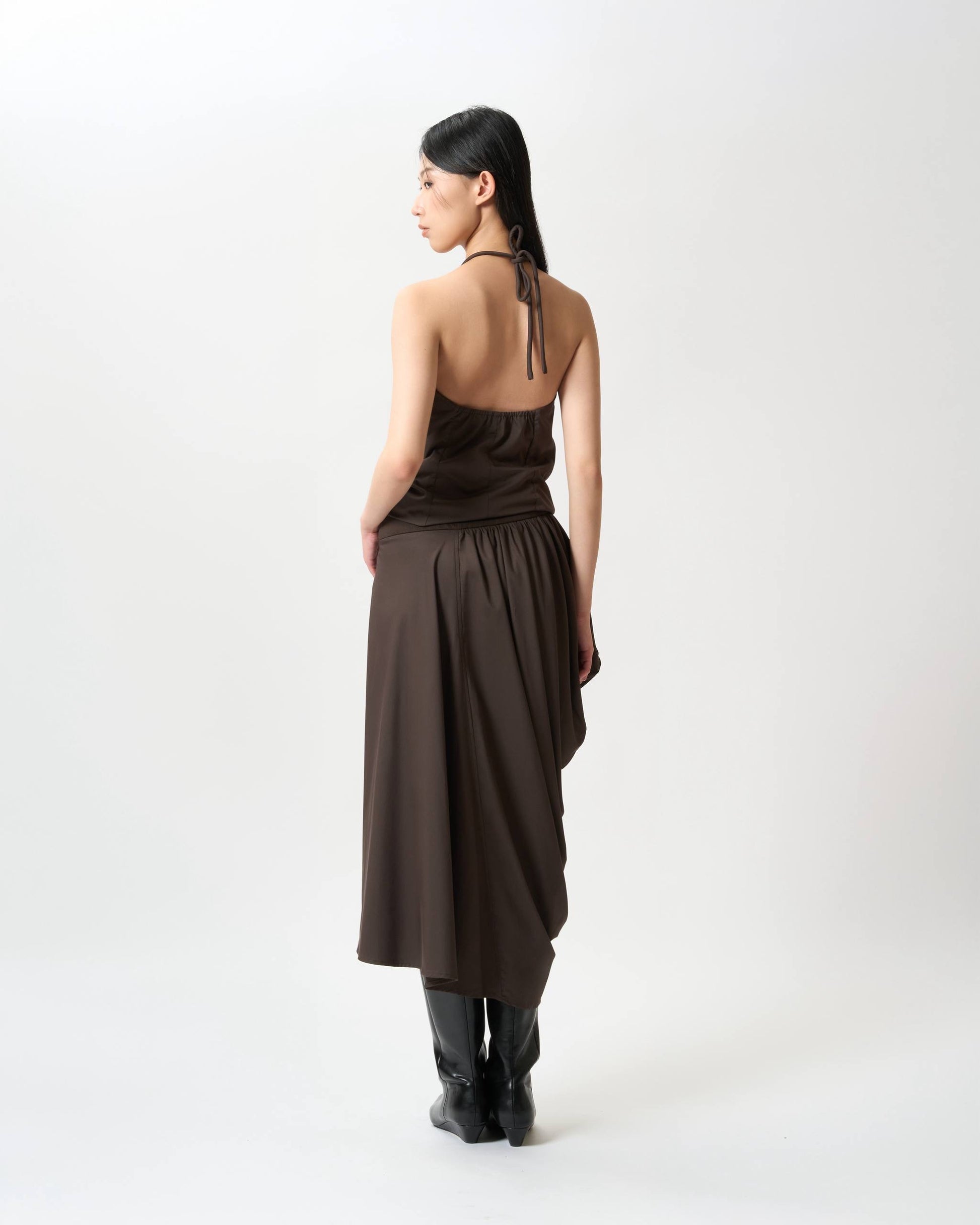 Fluid Drape Halter Top
