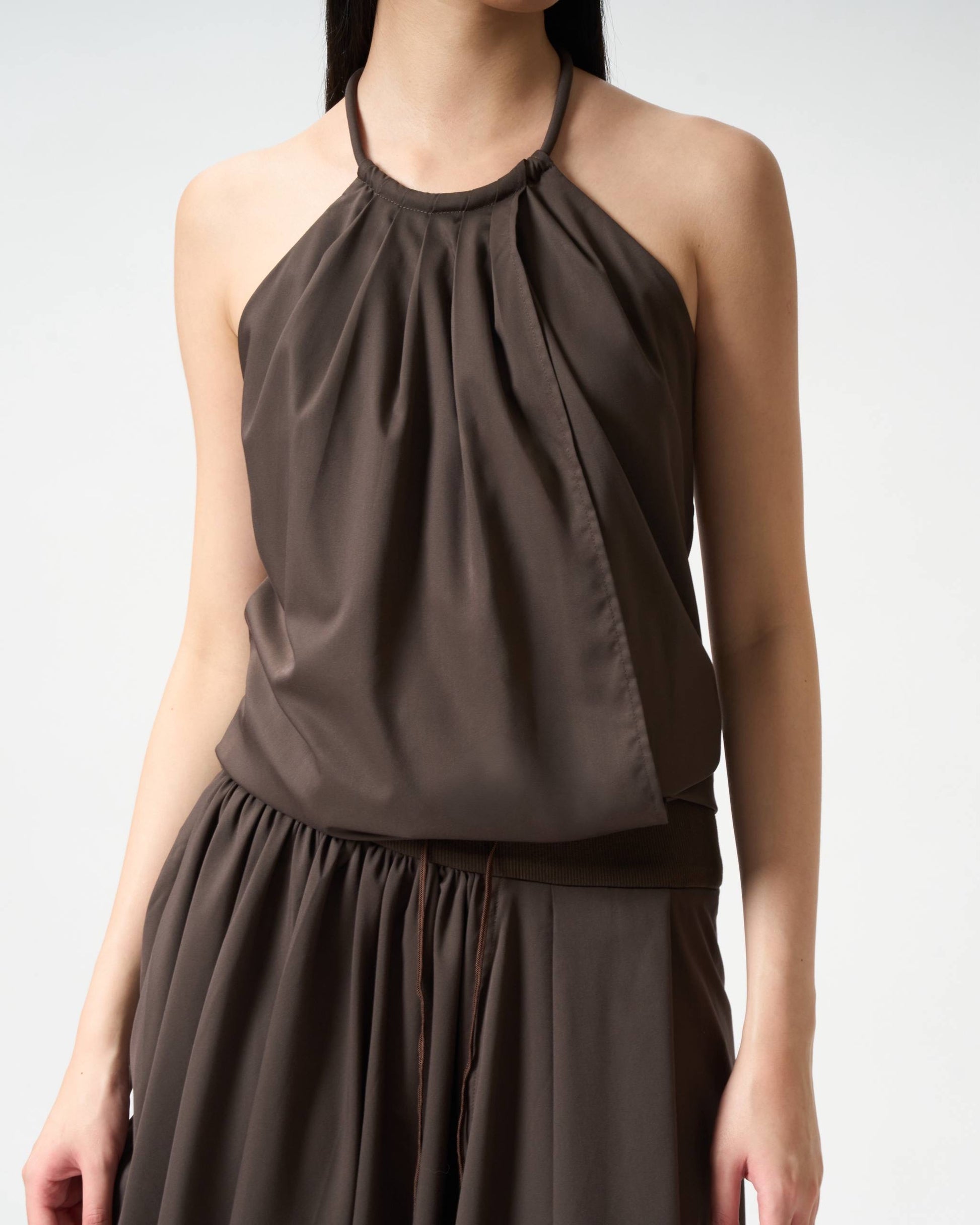 Fluid Drape Halter Top