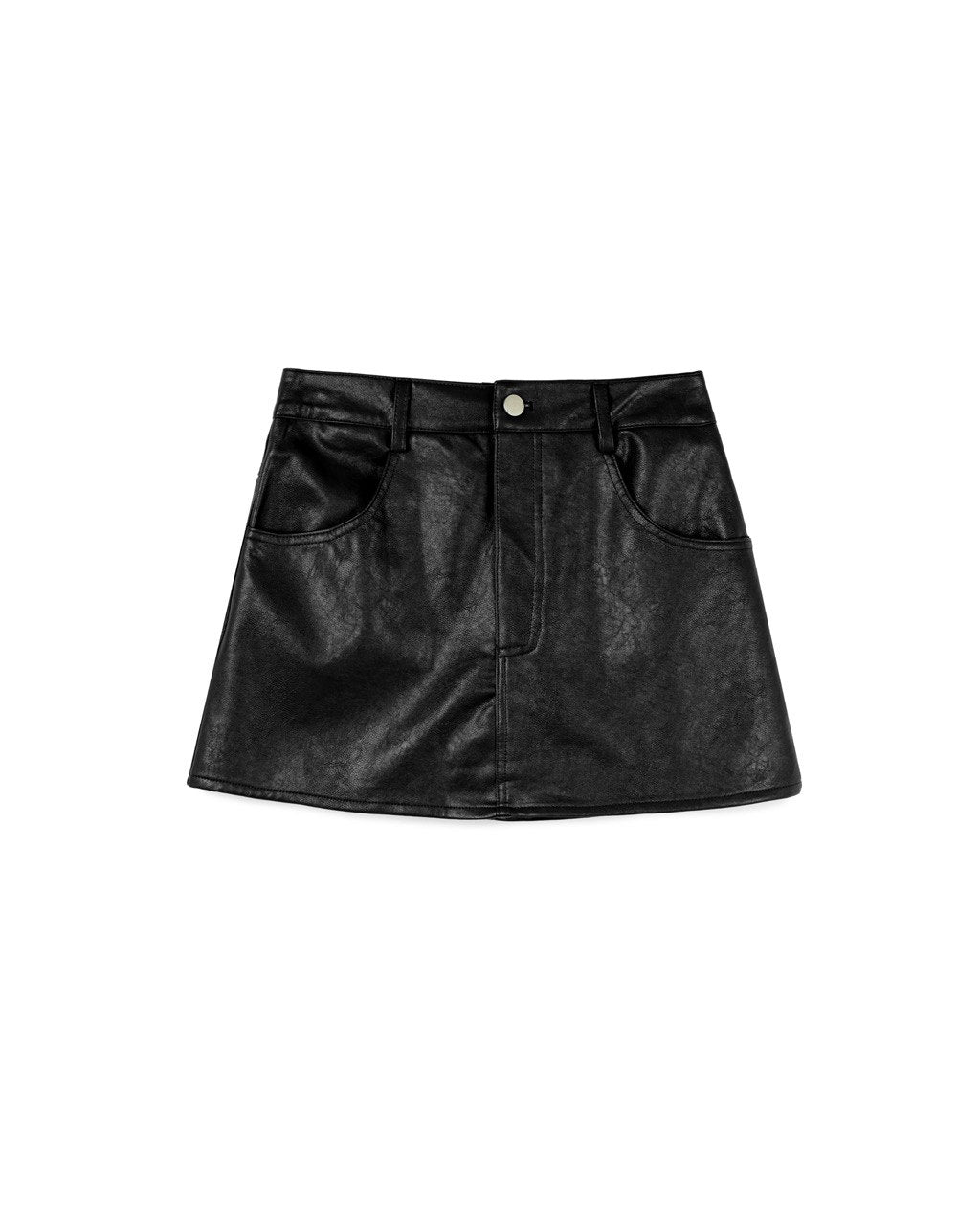 Glossy Mini Skirt