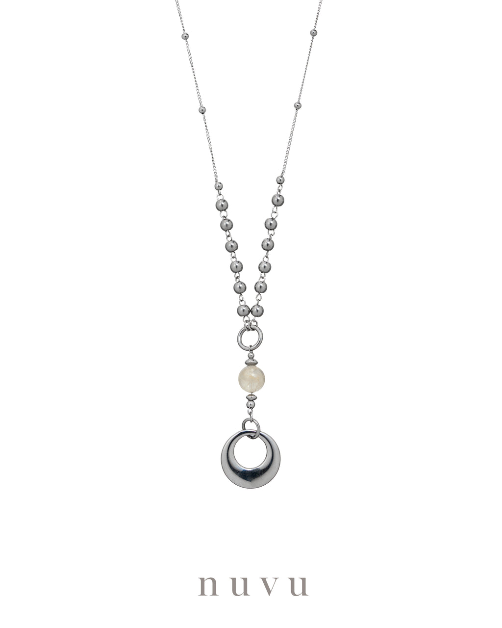 NUVU Whispering Snow Necklace （76cm）