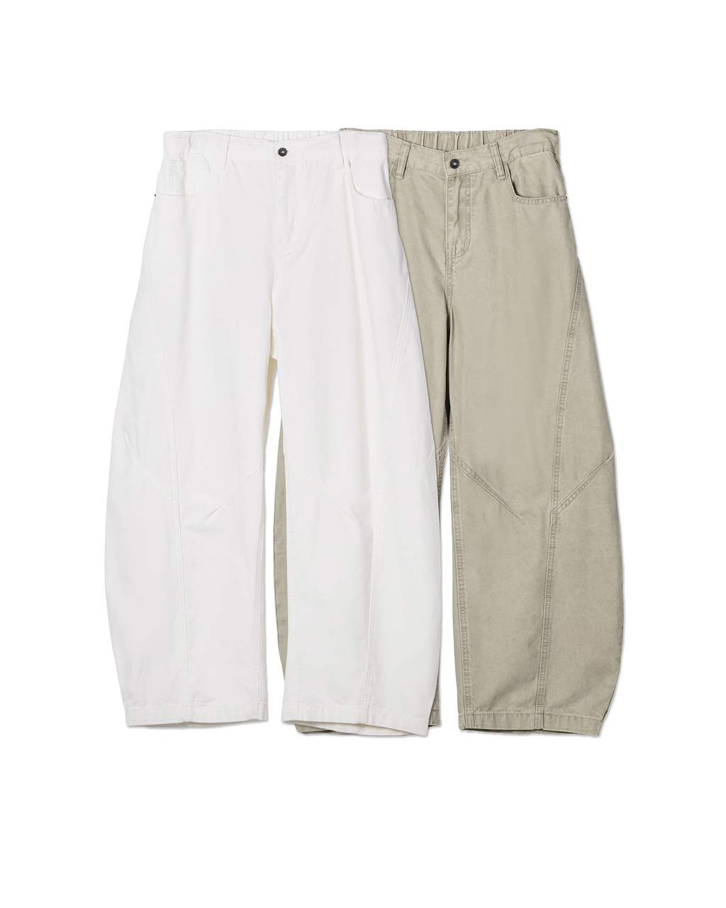 Curved Panel Pants