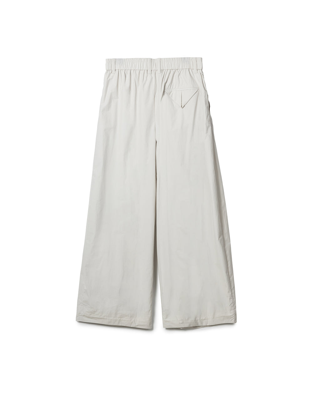 Relaxed pleated wide-leg trousers