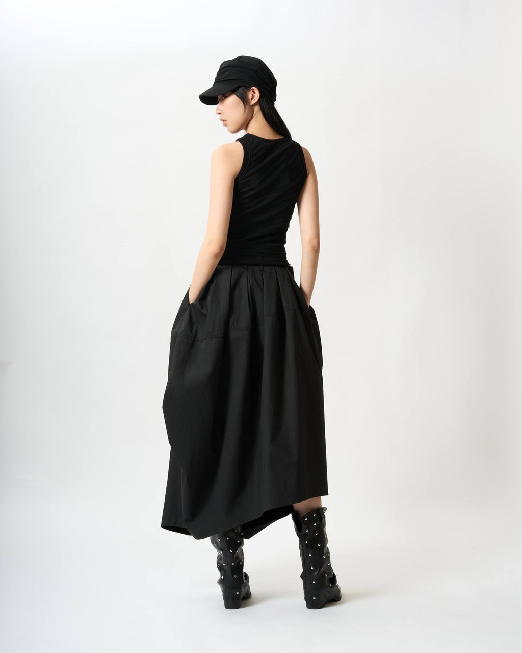 Deconstructed Panel Balloon Skirt