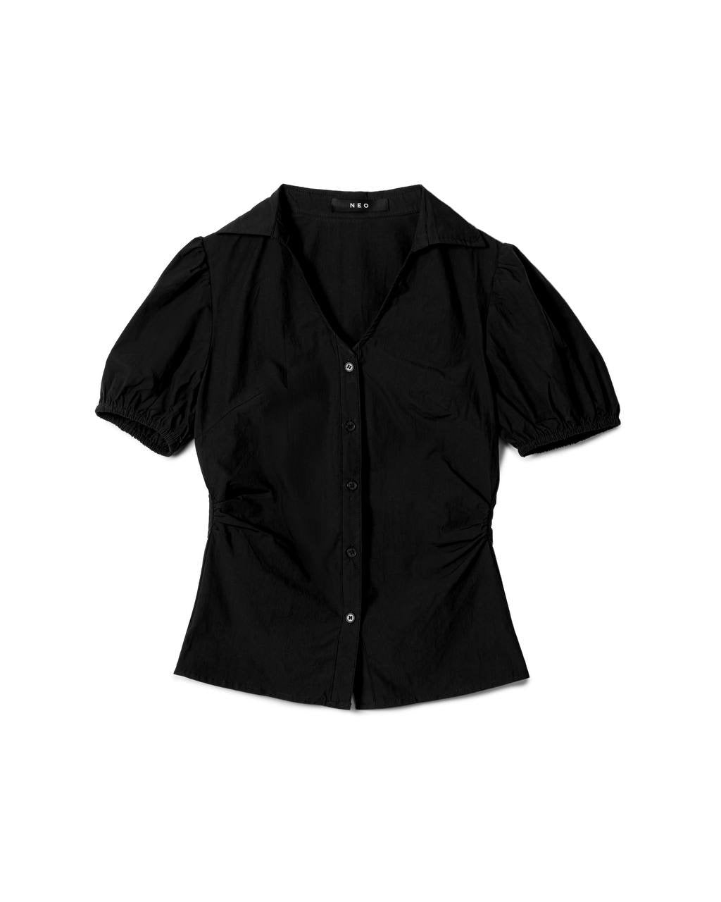 Puff-Sleeve Blouse