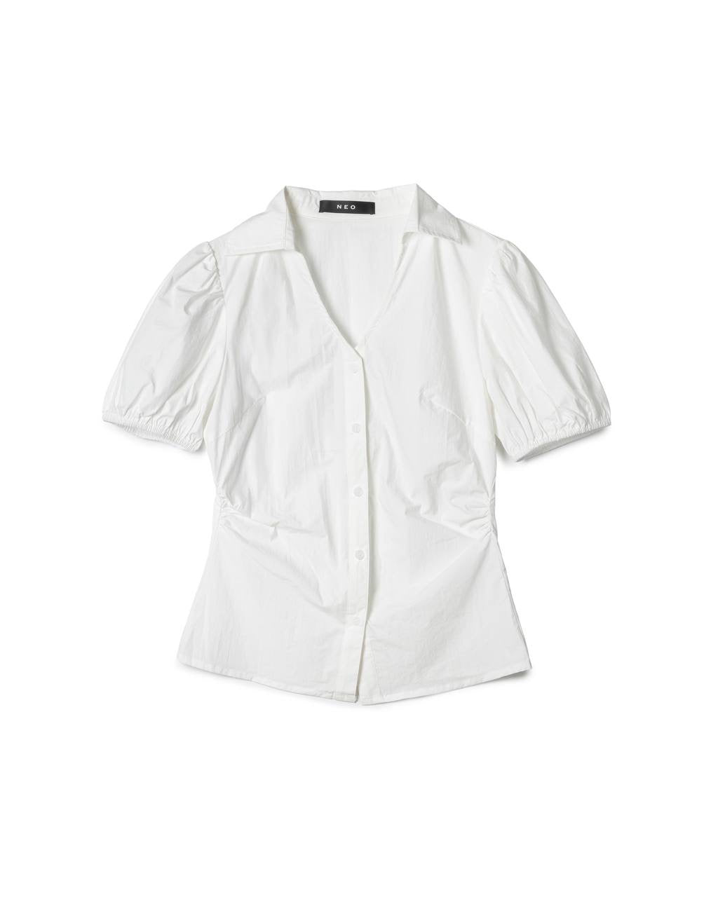 Puff-Sleeve Blouse