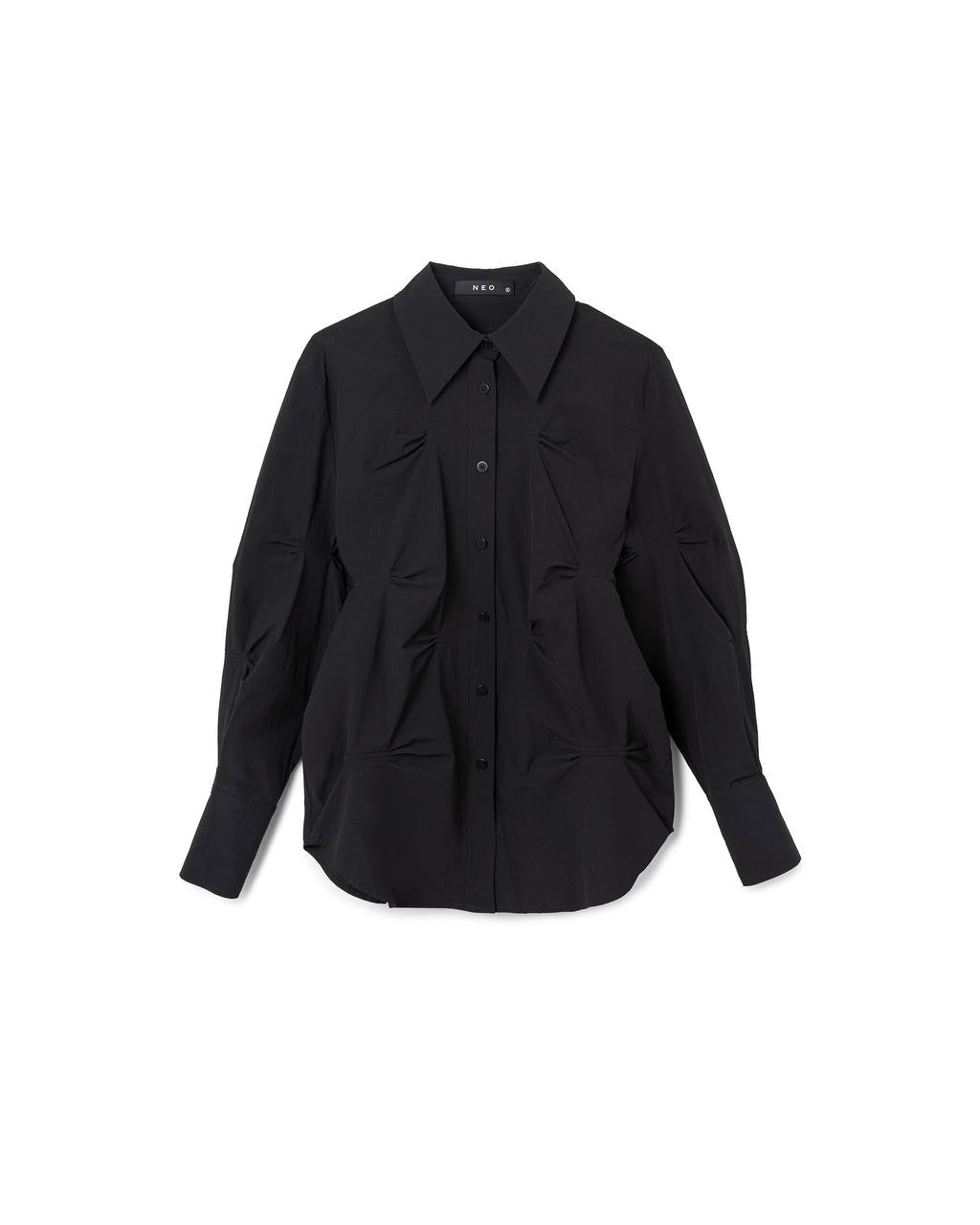 Structured Pleat Shirt