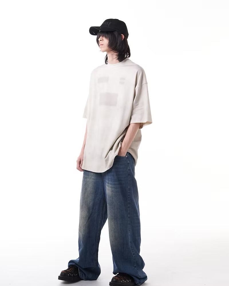 DOUBLE BACK No Logo T-Shirt Oversized