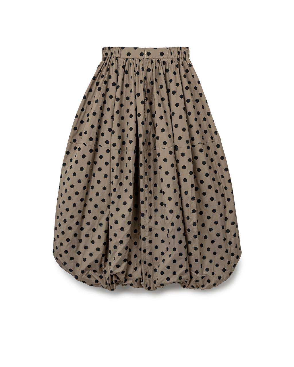 Polka Bubble Hem Skirt