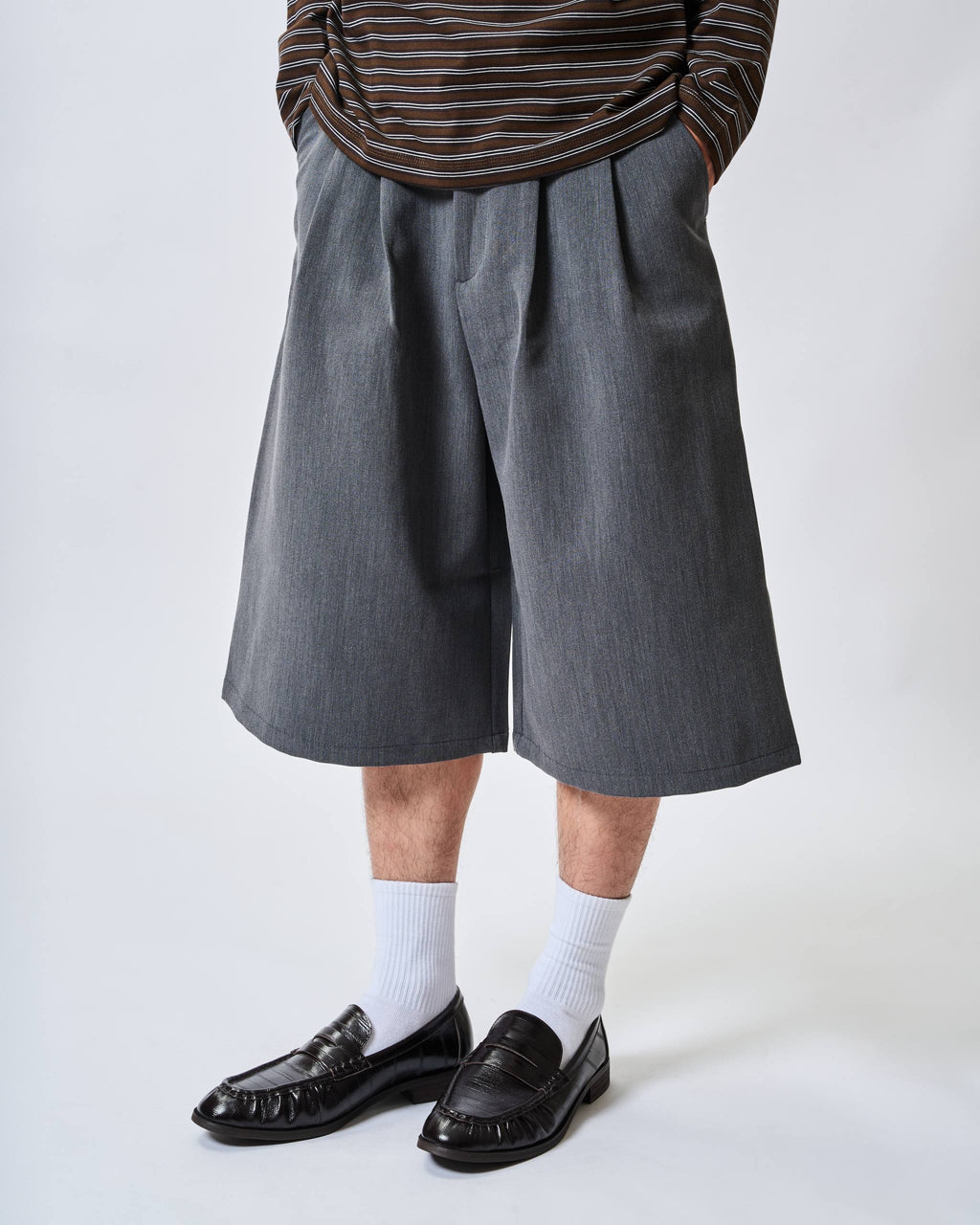 Structured Cinch-Back Culottes