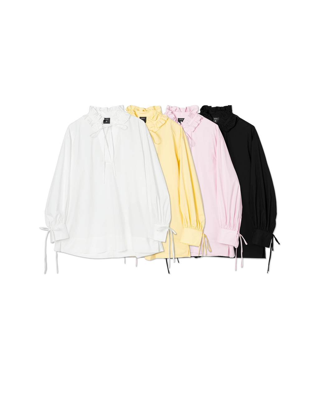 Ruffle Tie Blouse