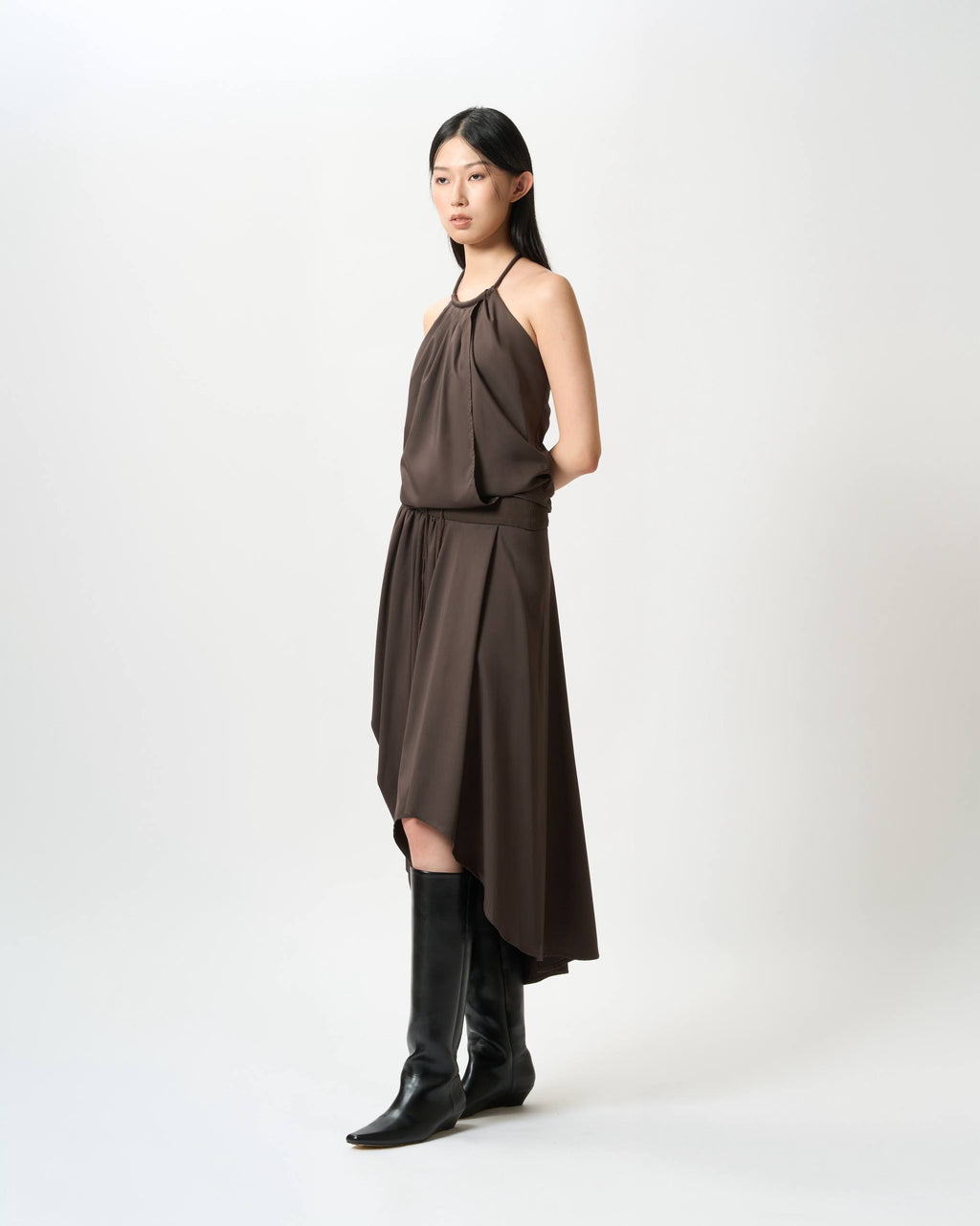 Fluid Drape Halter Top