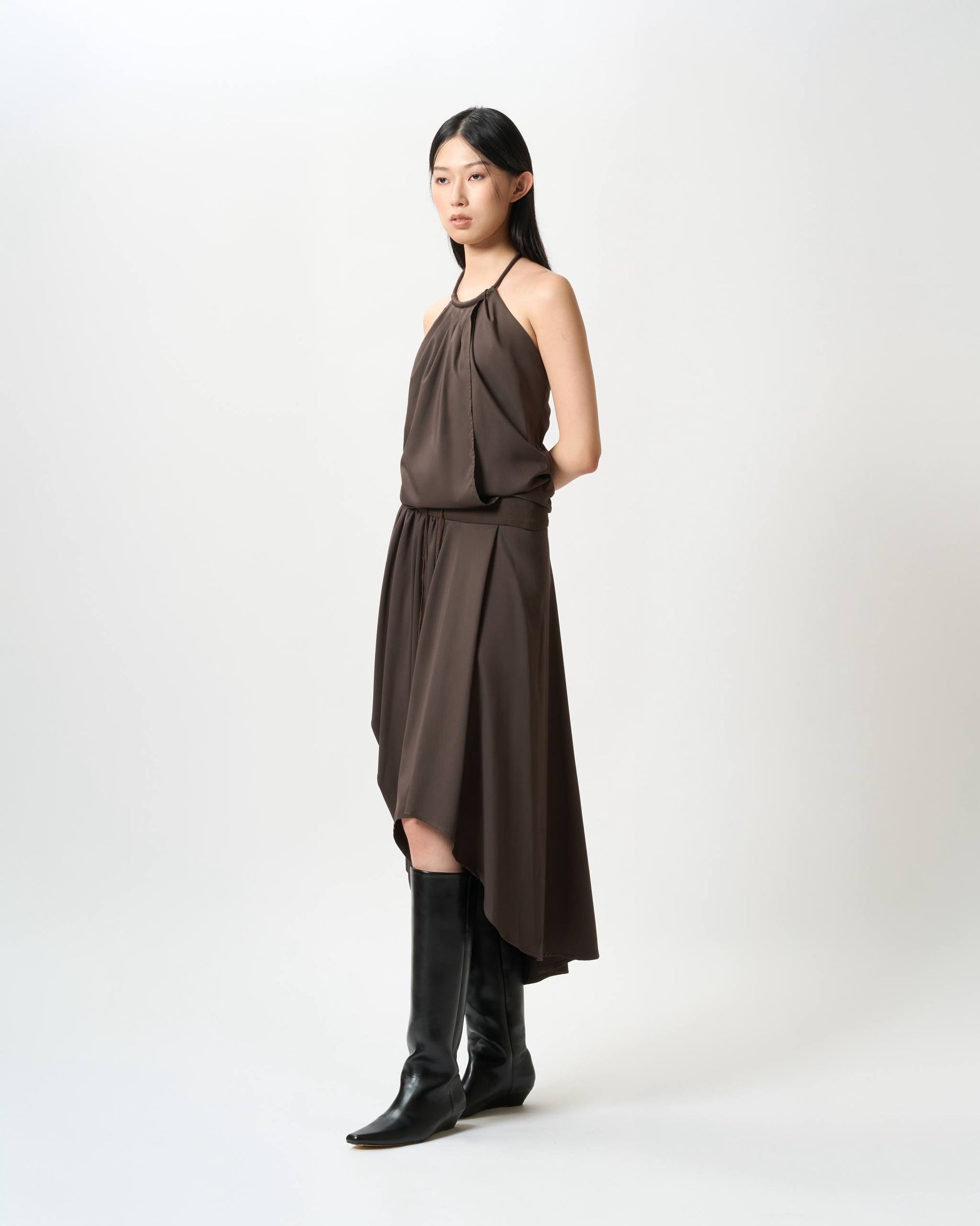 Fluid Drape Halter Top