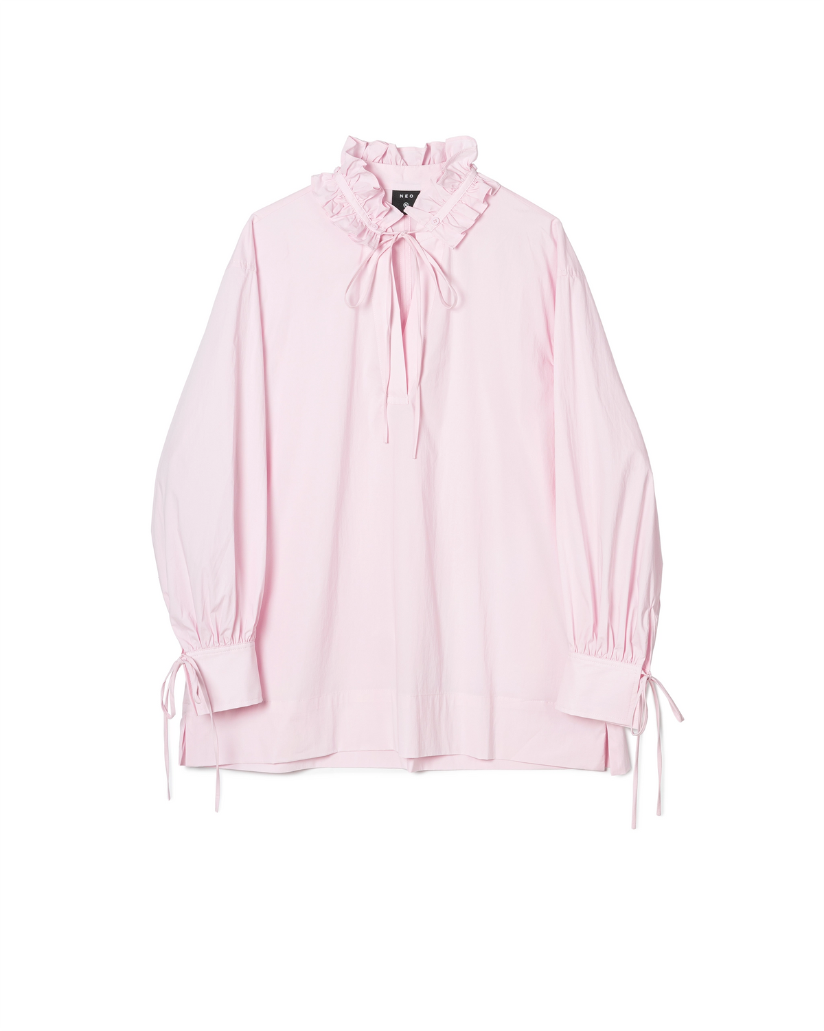 Ruffle Tie Blouse